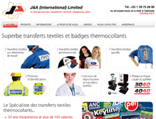 Tablet Screenshot of ja-int.fr
